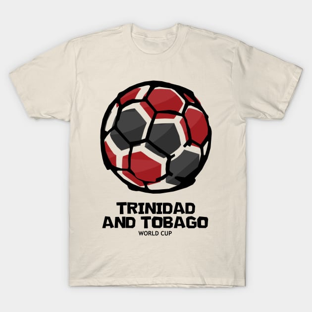 Trinidad and Tobago Football Country Flag T-Shirt by KewaleeTee